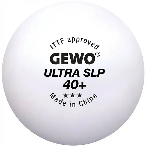 Мячи для настольного тенниса Gewo Ultra SLP 40+ ITTF 6 шт. (81351200)