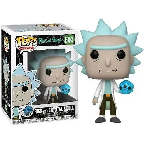 Фігурка Funko Pop Рік з кристалом Рік і Морті Rick with Crystal Skull 10см RM R692 - фото 1