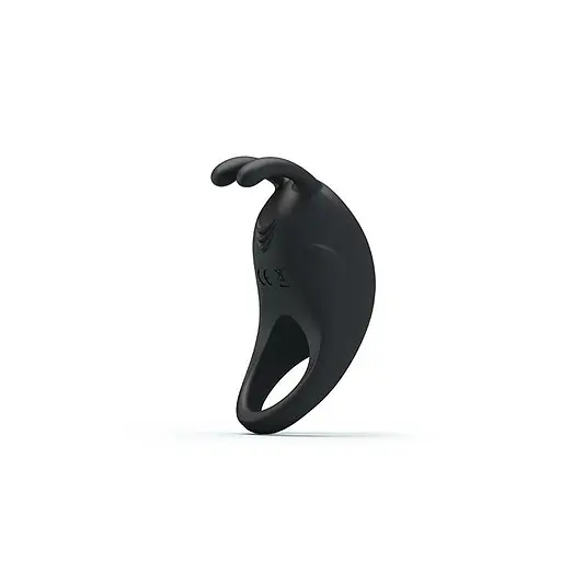 Эрекционное кольцо Pretty Love Rabbit Vibrator 7.5 см черный - фото 3