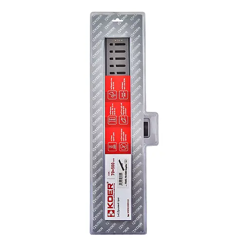 Душовий канал Koer FD35-70x500-graphite AC0657 - фото 5