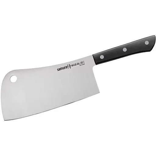 Нож-топорик кухонный для рубки мяса Samura 180 мм Черный 000266837