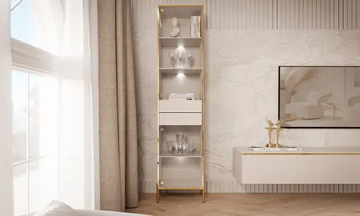 Вітрина підвісна Аврора 2д кашемір - фото 4