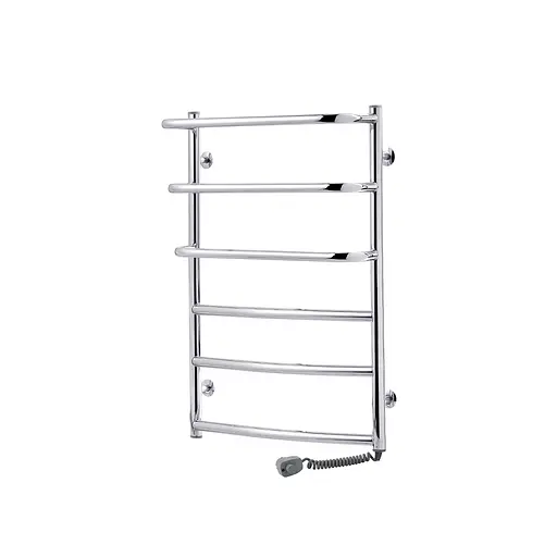 Полотенцесушитель электрический Kroner Каскад дуга ДKДER 800x500/6 ER CV026143, Хром, Правое - фото 1