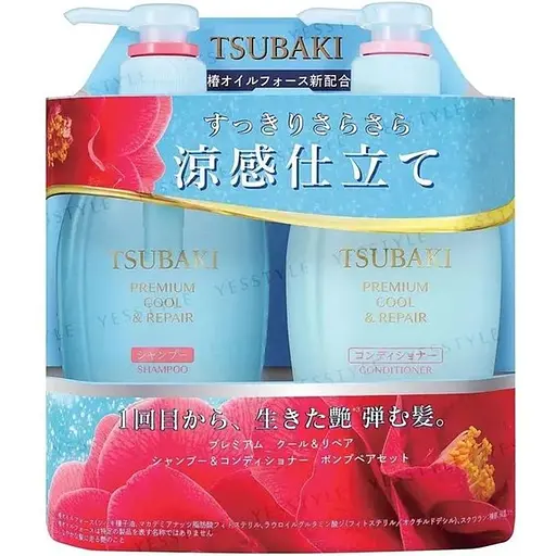 Набір для волосся Tsubaki Premium охолодження та відновлення шампунь та кондиціонер 450 мл х 2 шт.