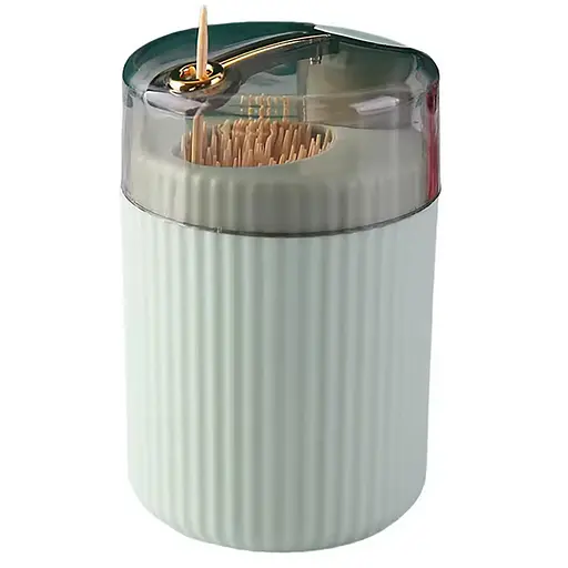 Автоматичний диспенсер контейнер тримач для зубочисток круглий, Yu Xin Білий 87664 - фото 1