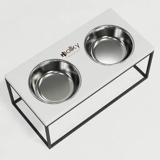 Hollky Base XL20 — миски на підставці для великих собак (2 × 1,8 л) - фото 9