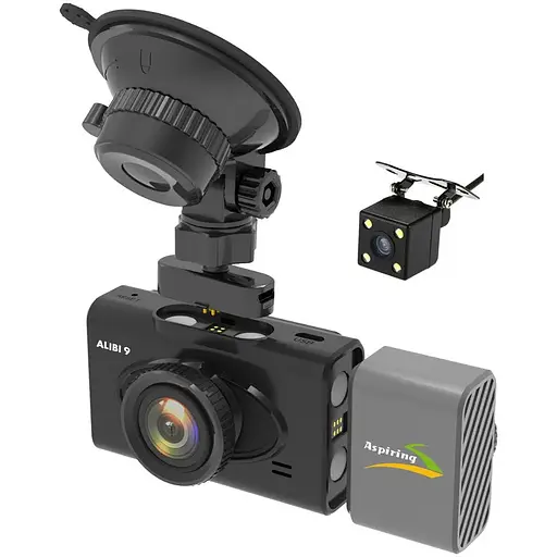 Видеорегистратор Aspiring Alibi 9 GPS 3 Cameras Speedcam - фото 1