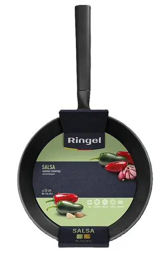 Сковорода Ringel Salsa чугунная 20 см без крышки (RG-1134-20 ci) - фото 5
