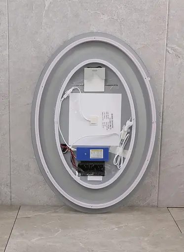 Дзеркало Mixxus Plain MV02-60x80 (LED Touch, годинник, антизапотівання, димер, регулювання яскравості) MI6933 - фото 10