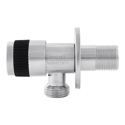 Кран приладовий Kroner KRP Edelstahl Klassisch - ESG100 1/2"х1/2" ЗЗ (CV022973) - фото 2