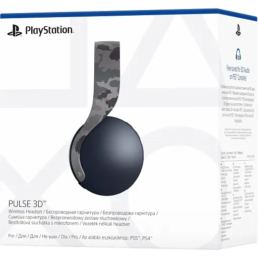 Гарнітура PlayStation Pulse 3D Wireless Headset Grey Camo - фото 7