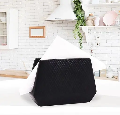 Салфетница керамическая Maestro MR-20001-44 для салфеток Черная - фото 2