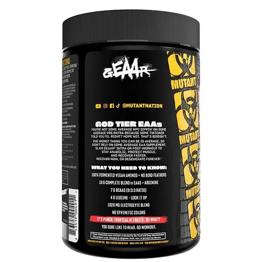 Амінокислота Mutant GEAAR, 378 грам - Апельсин - фото 2