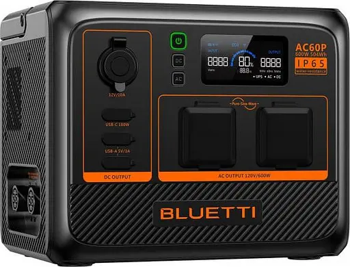 Зарядная станция BLUETTI AC60P 504Wh 600W - фото 8