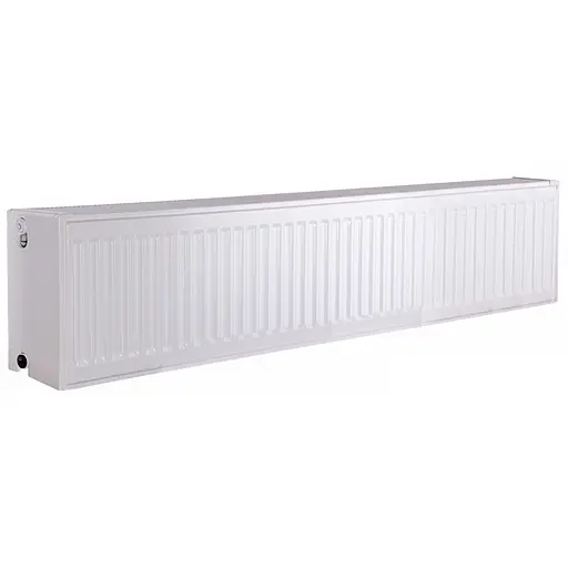 Радіатор сталевий панельний Kalite 33 низ/справа 300x1400 (без INNER) 000022656, Білий - фото 1