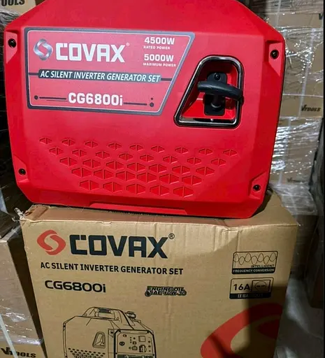 Інверторний бензиновий генератор COVAX CG6800i (4.5/5.0 кВт) з дисплеєм + Електростартер - фото 4