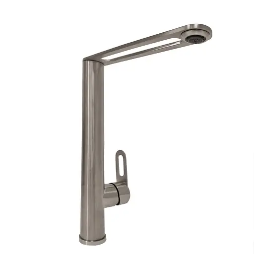 Смеситель для кухни из нержавеющей стали Nett OS-30 Нержавеющая сталь - фото 4