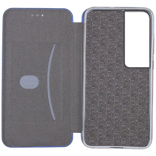 Кожаный чехол-книга Classy для Realme C65 4G Синий - фото 3