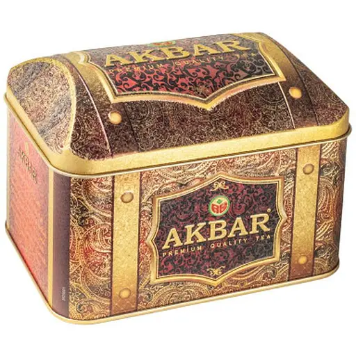 Чай чорний Akbar Strawberry Cream листовий з полуницею та пелюстками троянди 250 г