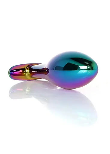 Анальна пробка Jewellery Multicolour Plug Clear L 10.5 см (мульті) - фото 3