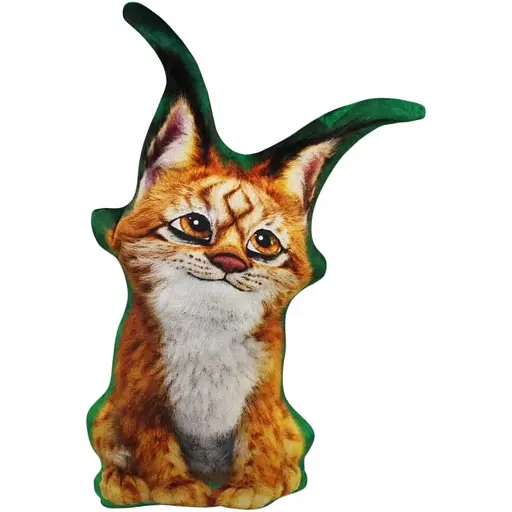 Подушка Рысенятко Копица 00279-52 26 x 26 x 9 см Зеленый (2926900021625) - фото 1