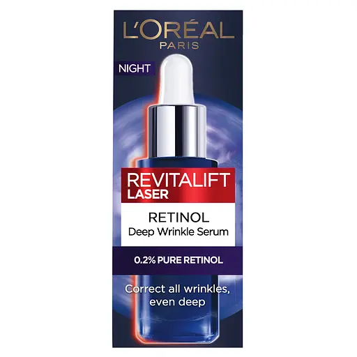 Ночная сыворотка с ретинолом для кожи лица против глубоких морщин L'Oreal Paris Revitalift Lazer, 30 мл (AA270300) - фото 2