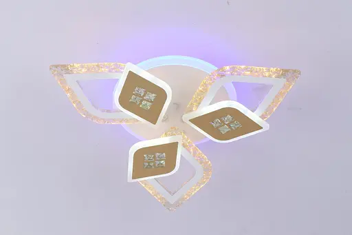 Люстра светодиодная VALESO V K39939-3 3 1 WT gold с пультом