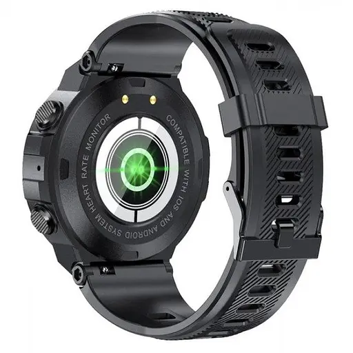 Чоловічий розумний смарт-годинник Lemfo K22 Smart Extreme Ultra Black - фото 3