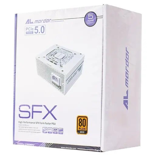Блок живлення ALmordor 850W SFX 80+ Gold ATX3.1 White (ALSFX850WH31) - фото 4