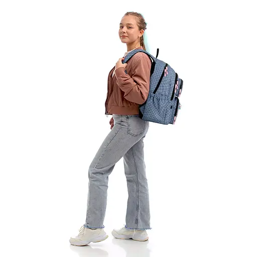 Рюкзак GoPack Education 120M-2 Pixel Mood Сірий (GO26-120M-2) - фото 21