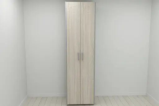 Шкаф Гардероб Уни секция 7 серии Конект Ferrum-decor 220x60x50см Серый металл ДСП Дуб Сонома 16 мм (FRD-104565) - фото 8