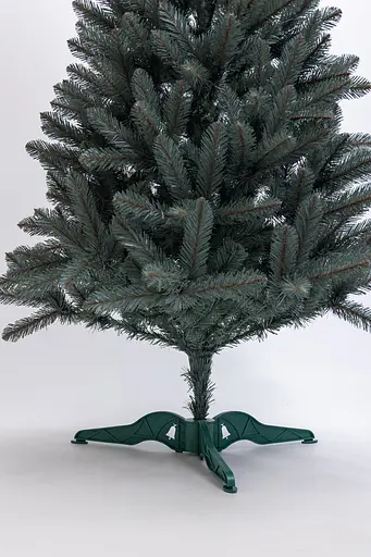 Новорічна штучна ялинка 1,5 м блакитна Різдвяна ніч реалістична Преміум LUGI SOK-22-3 - фото 8