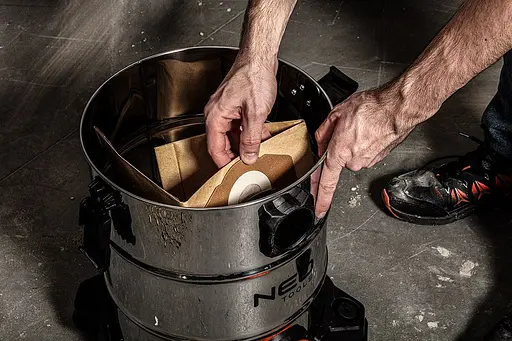 Пилосос професійний Neo Tools 1400 Вт 18 кПа контейнер 30 л HEPA колеса - фото 7