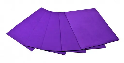 Набір фоамірану кольорового, А4, 1 мм, 5 аркушів, Фіолетовий, EVA-1-025