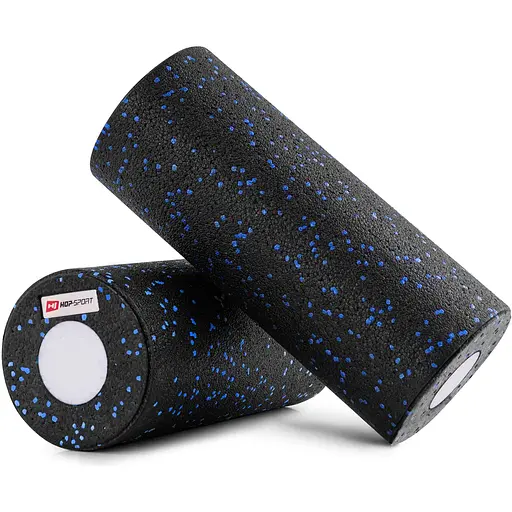 Роллер массажер (валик, ролик) Hop-Sport 3 в 1 EPP 33см HS-P033DYG черно-синий - фото 3