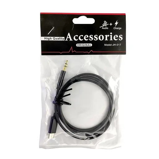 Кабель Type-C Mini Jack 3.5 мм 1 м переходник папа - фото 3