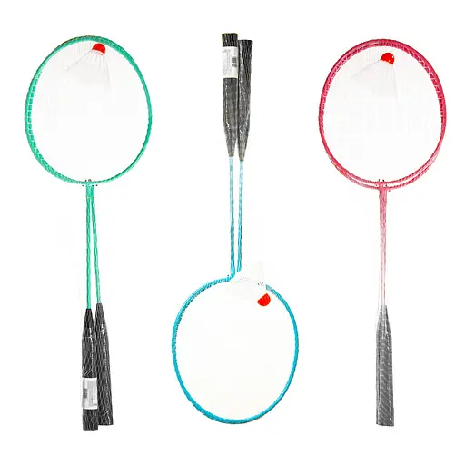 Набор для бадминтона BT-BPS-0085, 2 ракетки, воланчик, в сетке (в ассортименте) - фото 2