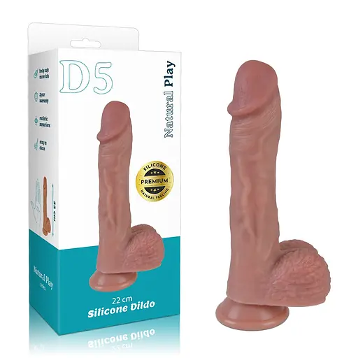 Фаллоимитатор Erospace Natural Play D5 22 см телесный - фото 11