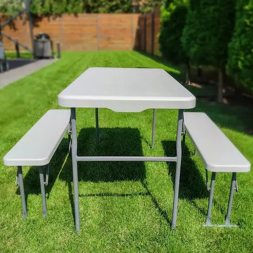 Набір садової мебелі Стіл і 2 лави SW-00001612 - фото 1