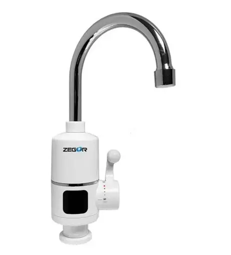 Проточний кран-водонагрівач на мийку Zegor EC-701 LED з ПЗВ 30412 - фото 10