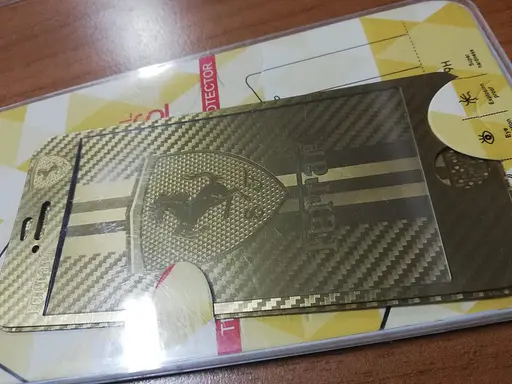 Защитное стекло для iPhone 5/5S переднее + заднее золотистое - фото 3