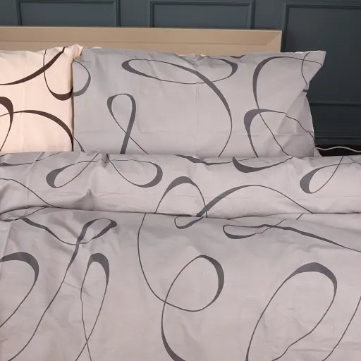 Комплект постельного белья Mirson 17-0849 Ribbona Ranforce Elite 2x 143 x 210 см - фото 2