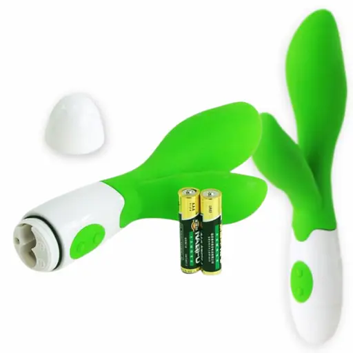 Вибратор-кролик Pretty Love Owen 20 см зеленый - фото 4