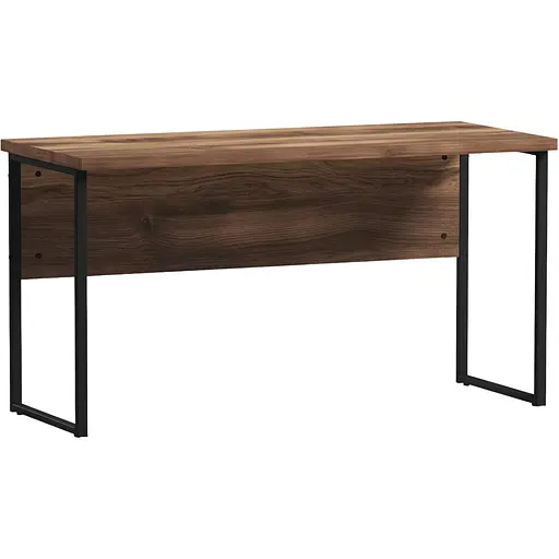 Стіл прямий лофт з екраном ОП-162 Orange-Line 1400х600х750 Чорний/Дуб Бароко рістретто