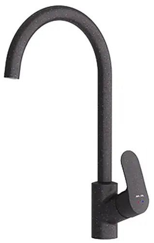 Смеситель для кухни AM.PM Like черный матовый F80E07122 - фото 1