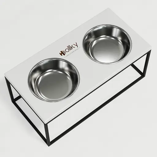 Hollky Base XL20 — миски на підставці для великих собак (2 × 1,8 л) - фото 8