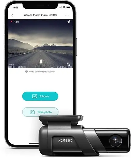 Видеорегистратор 70mai Dash Cam M500 64GB - фото 5