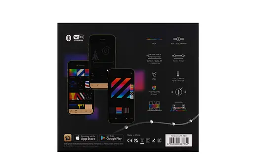 Twinkly Гірлянда Smart LED Twinkly Dots Lights RGB 400 Gen II, IP44, 20м, кабель прозорий - фото 5