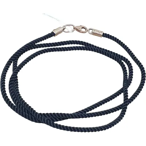 Ювелірний шовковий шнурок Favoritum з золотими вставками. 810054Ч 45