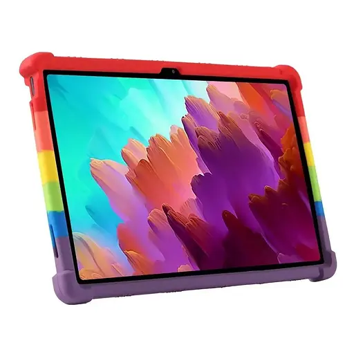 Чохол SoftGel Kids дитячий Lenovo Tab P12 12.7 TB370FU TB370XU TB240FC Веселковий - фото 2